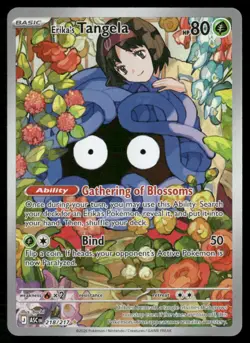 Erika's Tangela Ascended Heroes 218/217 Illustration Rare Holo Pokemon Near Mint - Image 1