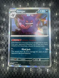 Pokemon TCG Gengar 094/165 Scarlet & Violet 151 Rare HOLO Stage 2 130 HP ENG LP - Image 1