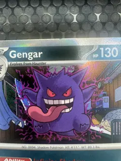 Pokemon TCG Gengar 094/165 Scarlet & Violet 151 Rare HOLO Stage 2 130 HP ENG LP - Image 3
