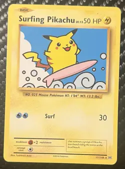 The Pokemon Company Surfing Pikachu 111/108 Evolutions Secret Rare Regular EN - Image 1