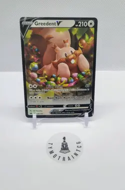 Pokemon - Greedent V - Sword & Shield Crown Zenith 120/159 Ultra Rare - Image 1