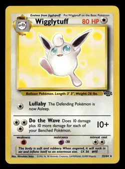 1999 Pokemon Jungle WIGGLYTUFF 32/64 LP - Image 1
