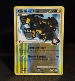 2009 Pokemon Electivire FB Lv.50 HP90 #4/147 Reverse Holo Foil TCG HP - Image 1