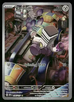 Pokemon Tcg Varoom #206 Pokemon Obsidian Flames NM - Image 1