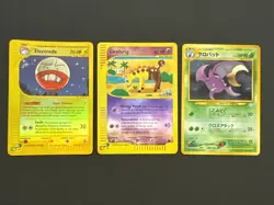 Pokemon TCG Electrode Girafarig Crobat Holo Rare Lot WOTC Vintage NM/LP - Image 1