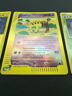 Pokemon TCG Electrode Girafarig Crobat Holo Rare Lot WOTC Vintage NM/LP - Image 5