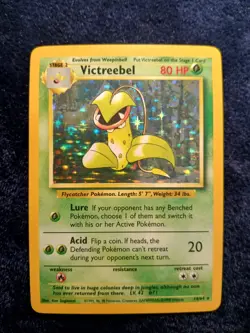 No Symbol Error Victreebel Jungle Holo NM Vintage Pokemon 1999 - Image 1