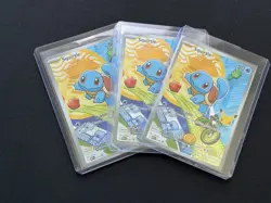 (3x) Squirtle 039 First Partner Illustration Pokemon 30th Anniversary NM - Image 1
