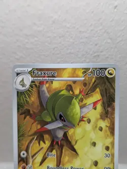 Pokemon TCG - SV: Black Bolt - Fraxure - 146/086 - Illustration Rare Nm/Mint - Image 2
