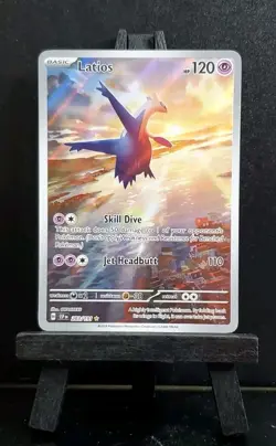 Pokemon TCG Surging Sparks Latios 203/191 Illustration Rare Full Art Holo - Image 1