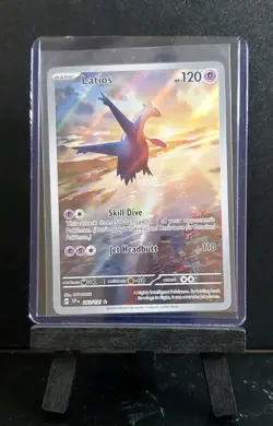 Pokemon TCG Surging Sparks Latios 203/191 Illustration Rare Full Art Holo - Image 3