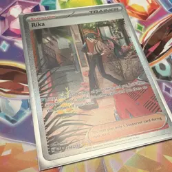 The Pokemon Company Pokemon TCG Rika 258/182 Paradox Rift Full Art Holo UR Eng - Image 1