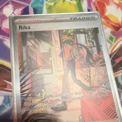 The Pokemon Company Pokemon TCG Rika 258/182 Paradox Rift Full Art Holo UR Eng - Image 3