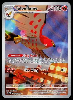 Talonflame 091/088 Holo Illustration Rare Perfect Order Pokemon Near Mint - Image 1