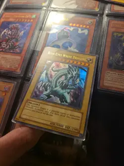 Blue Eyes White Dragon LOB-001 Legend Of Blue Eyes Yugioh! RARE - Image 2
