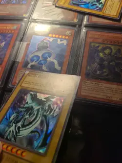Blue Eyes White Dragon LOB-001 Legend Of Blue Eyes Yugioh! RARE - Image 4