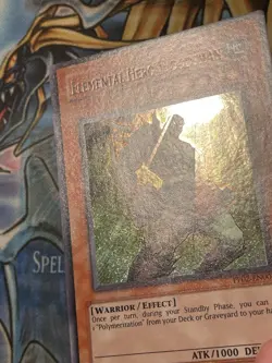 YUGIOH TCG ELEMENTAL HERO WOODSMAN PP02-EN004 SECRET EDITION NM - Image 3