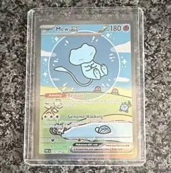 Pokemon TCG Mew ex 232/091 SV Paldean Fates SIR Full Art Holo English - Image 1