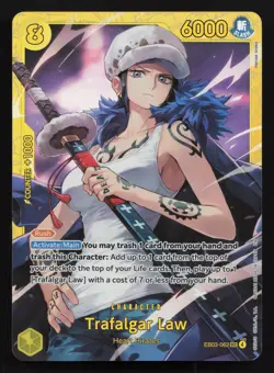 Trafalgar Law EB03-062 Extra Booster: One Piece Heroines Edition One Piece Card - Image 1