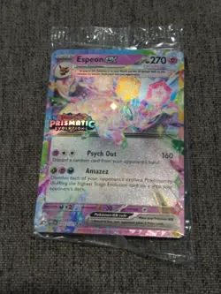 Espeon EX 034/131 Prismatic Evolutions Stamp Promo Sealed - N/M Pokemon - Image 1