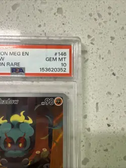 2025 POKEMON MEG EN-MEGA EVOLUTION ILLUSTRATION RARE #146 MARSHADOW PSA 10 MINT - Image 3