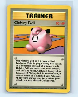 Pokemon tcg Base Set Clefairy Doll Lightly played - Image 1