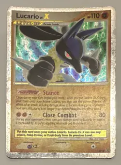 HP Lucario LV.X DP12 Diamond and Pearl Promo Holo English 2007 - Image 1