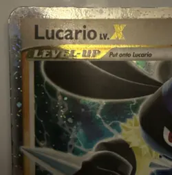 HP Lucario LV.X DP12 Diamond and Pearl Promo Holo English 2007 - Image 2