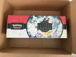 Factory Sealed Pokemon TCG 2022 Holiday Advent Calendar – Holiday Gift Box - Image 1