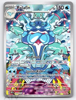 Palafin 200/197 Pokemon Obsidian Flames Illustration Rare - Image 1