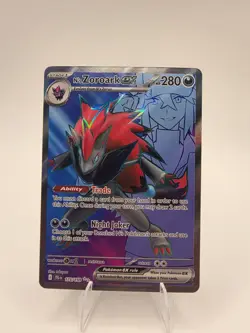 Pokemon TCG N's Zoroark Ultra Rare- Journey Together, Near Mint - Image 1