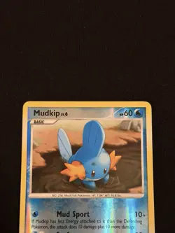 2009 Pokemon Platinum Supreme Victors Mudkip Reverse Holo #116/147 LP - Image 2