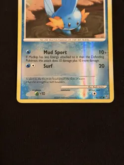 2009 Pokemon Platinum Supreme Victors Mudkip Reverse Holo #116/147 LP - Image 3