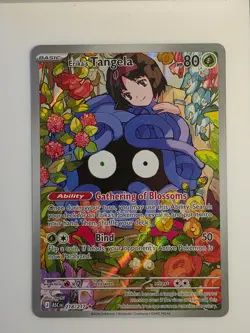 Erika's Tangela 218/217 Illustration Rare Ascended Heroes Pokemon Holo Near Mint - Image 1