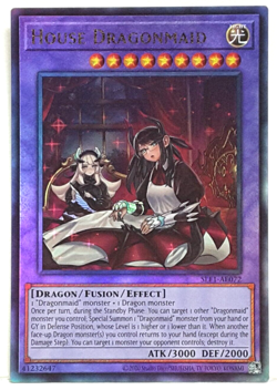 Yugioh Asia English House Dragonmaid (ALT ART) SLF1-AE072 Ultimate Rare - Image 1