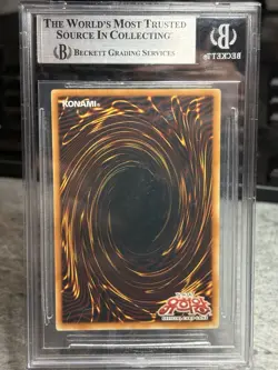 YuGiOh TAEV-KR006 Ultimate Rare Rainbow Dragon Korean BGS 7 Near Mint Cracked - Image 4