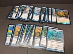 MTG Lorwyn Blue Lot 60 Cards Playsets Merfolk Faerie Magic Collection Bulk LP - Image 1