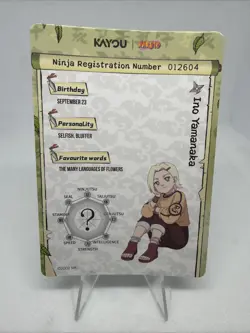Naruto Kayou English Series 2 Card - Ino Yamanaka - NRSA02-SR-007L2 - Image 2