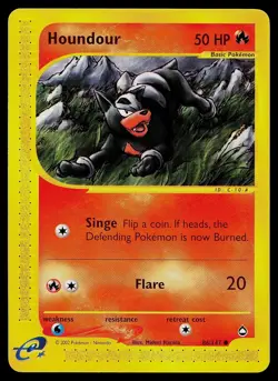 Pokemon Card - Houndour Aquapolis 86 Common - Image 1