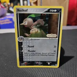 Nuzleaf Pokemon TCG EX Legend Maker Reverse Holo Stamped Uncommon Card #41/92 - Image 1