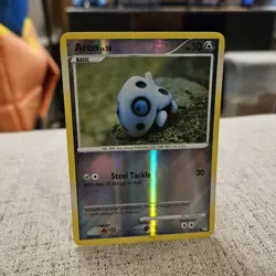 Aron Pokemon TCG Mysterious Treasures Reverse Holo Card #71/123 - Image 1