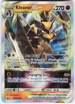 Kleavor VSTAR Holo Promo SWSH: Sword & Shield Promo Cards SWSH249 NM - Image 1
