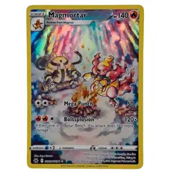 Magmortar GG03/GG70 Crown Zenith Galarian Gallery Holo Full Art Pokemon Card - Image 1