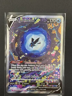 Pokemon TCG Lumineon v Galarian Gallery Ultra Rare Card GG39/GG70 Crown Zenith - Image 2