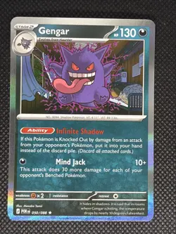 Gengar Pokemon TCG Card Perfect Order Rare Holo 50/88 NM 0620B - Image 1