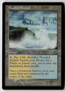 Flooded Strand (Retro Frame) Modern Horizons 3 (436) Foil - MTG - Image 1