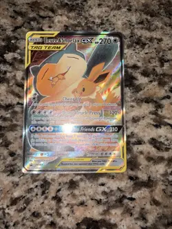 The Pokemon Company Eevee & Snorlax GX SM169 TAG TEAM Promo Holo 270 HP ENG - Image 1