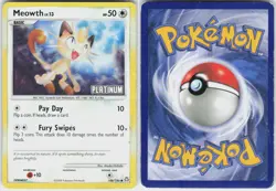 Meowth 106/146 Holo Promo Burger King Promos Pokemon Reverse Holo HP - Image 1