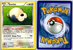 Snorlax 80/106 Rare Flashfire Pokemon - Image 3