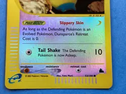 Pokemon Reverse Holo Dunsparce - Skyridge 53/144 – MP - Image 4
